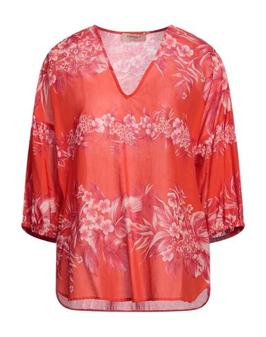 Woman Top Tomato red