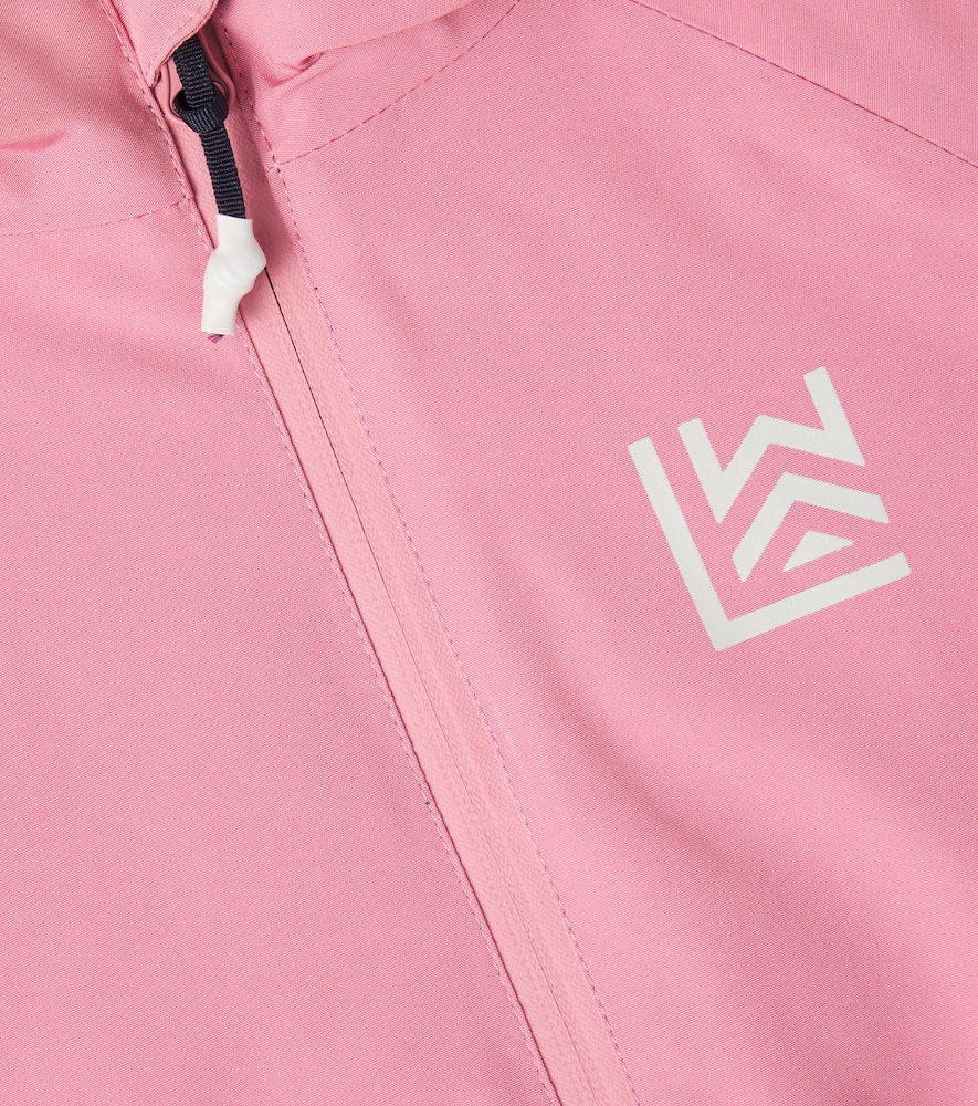 Kalle logo hooded ski jacket