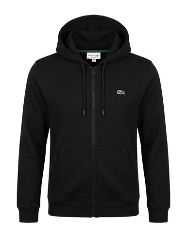 Man Sweatshirt Black Size 3 Organic cotton, Recycled polyester, Elastane