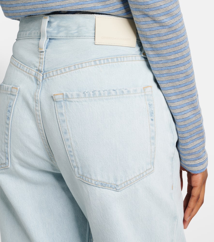 Citizens of Humanity Dahlia distressed low-rise wide-leg jeans