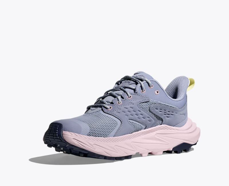 HOKA Women's Anacapa 2 Low GTX Shoes in Tranquil Blue/Lilac Cream