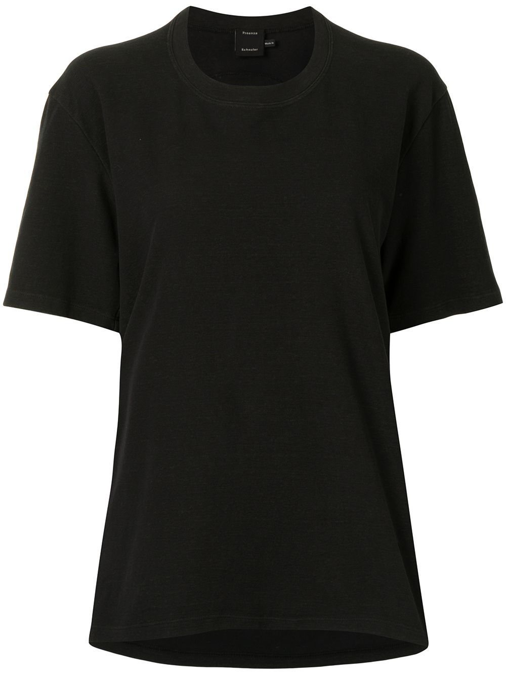 Overdyed eco core jersey T-shirt - Black