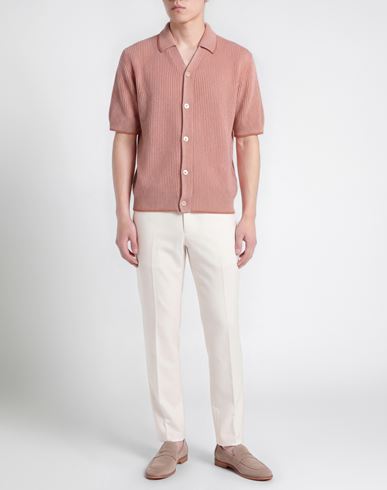 Man Shirt Antique rose Size S Cotton, Linen, Cashmere