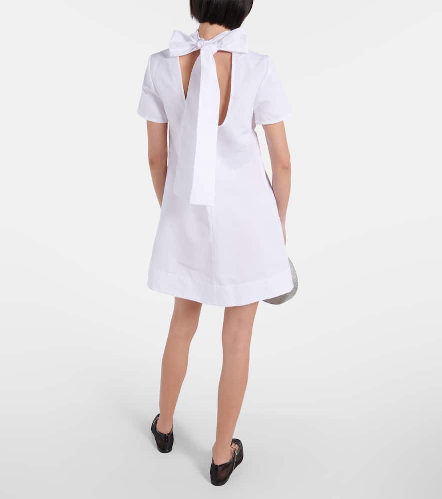 Staud Procida high-rise cotton maxi skirt