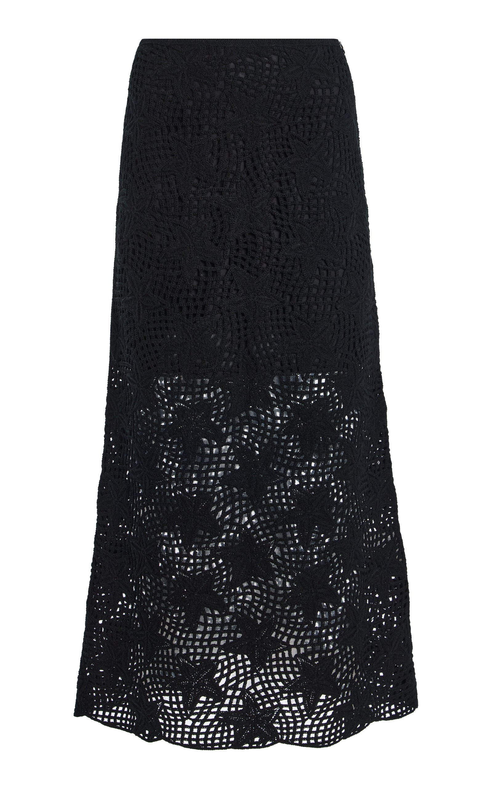 Roz Cotton Knit Midi Skirt - Moda Operandi