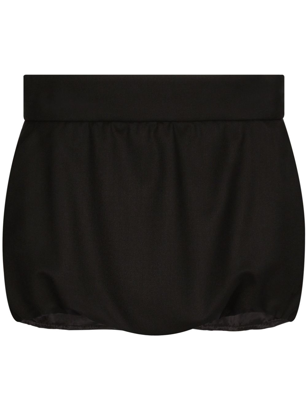 High-waisted shorts - Black