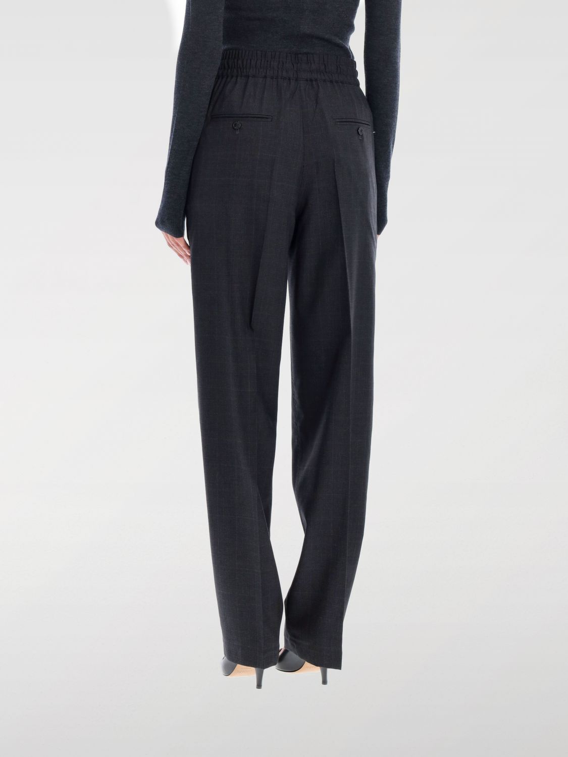 Pants Woman color Charcoal