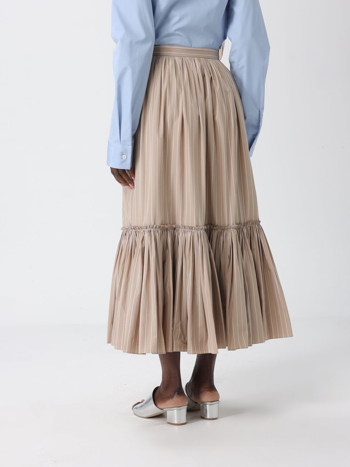 Skirt Woman color Beige