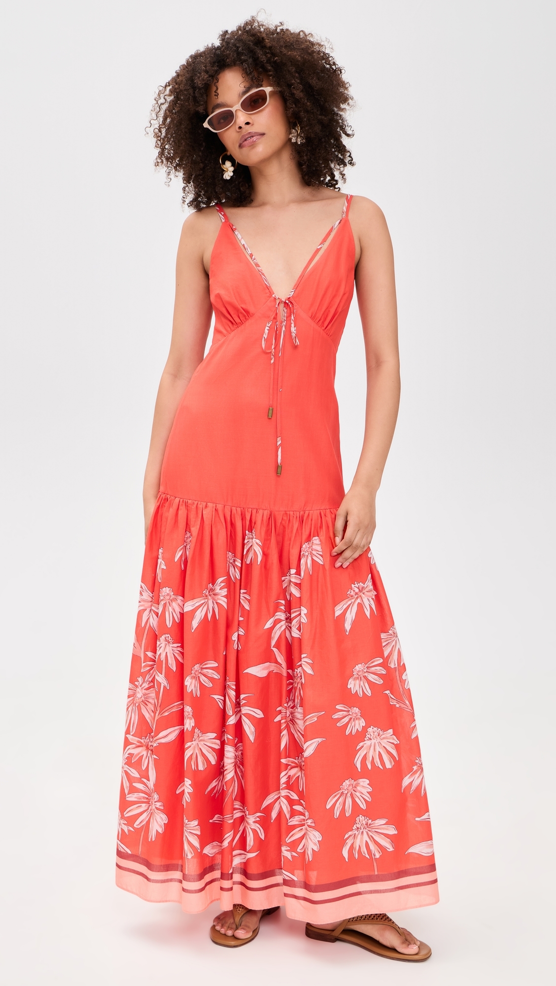Ruby Strappy Maxi Dress Red