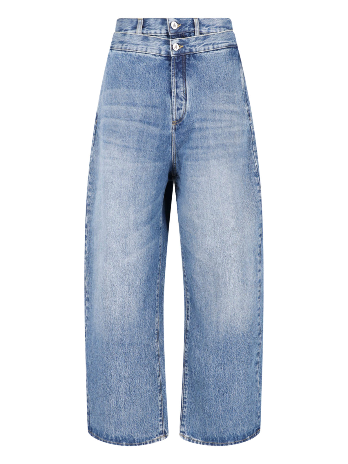 High-Rise Straight-Leg Jeans