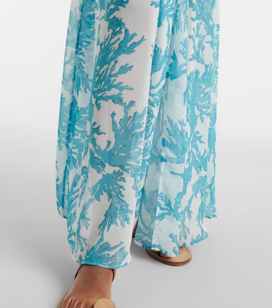 Chloe floral georgette kaftan