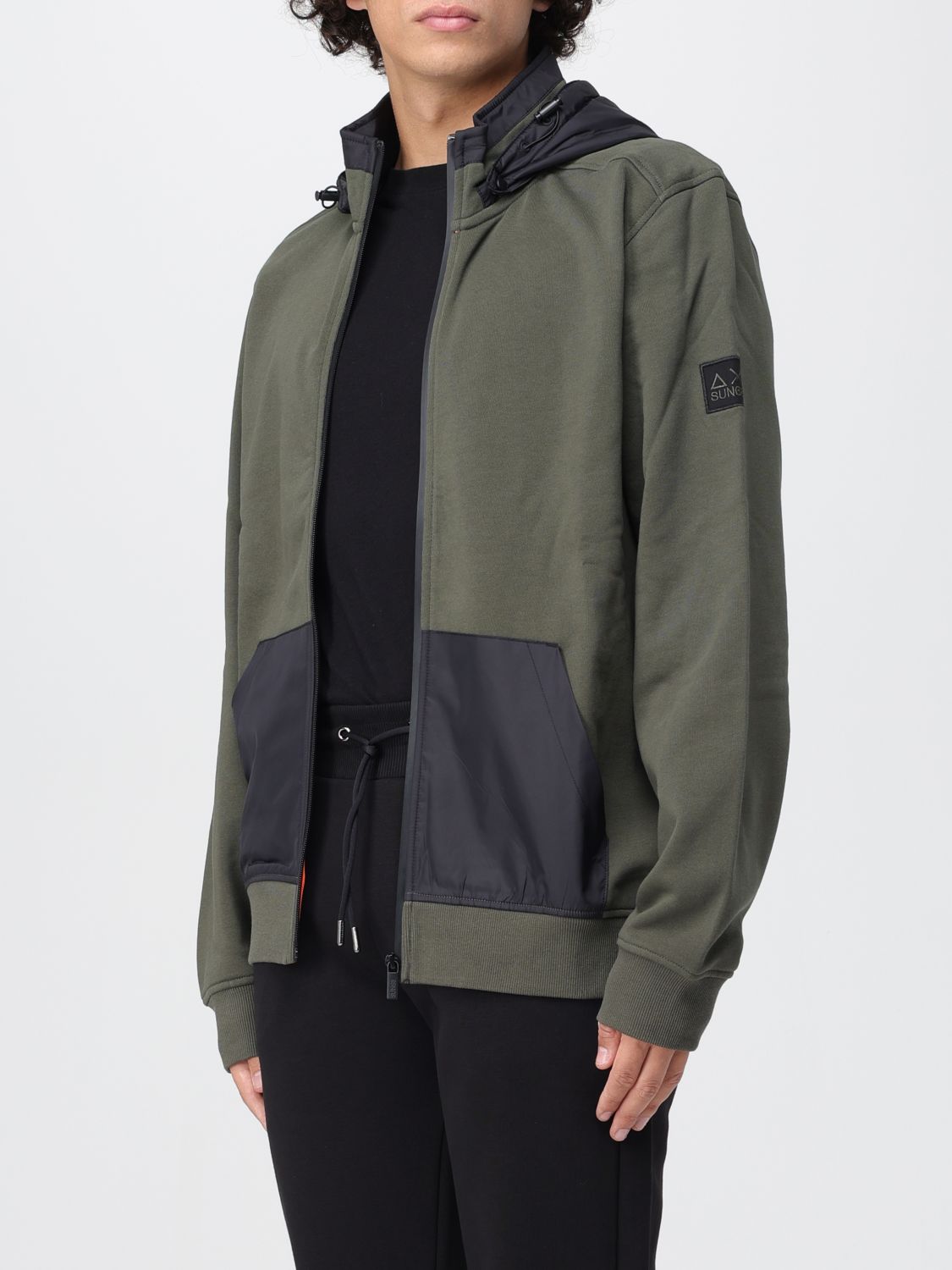 Sweatshirt Men color Military