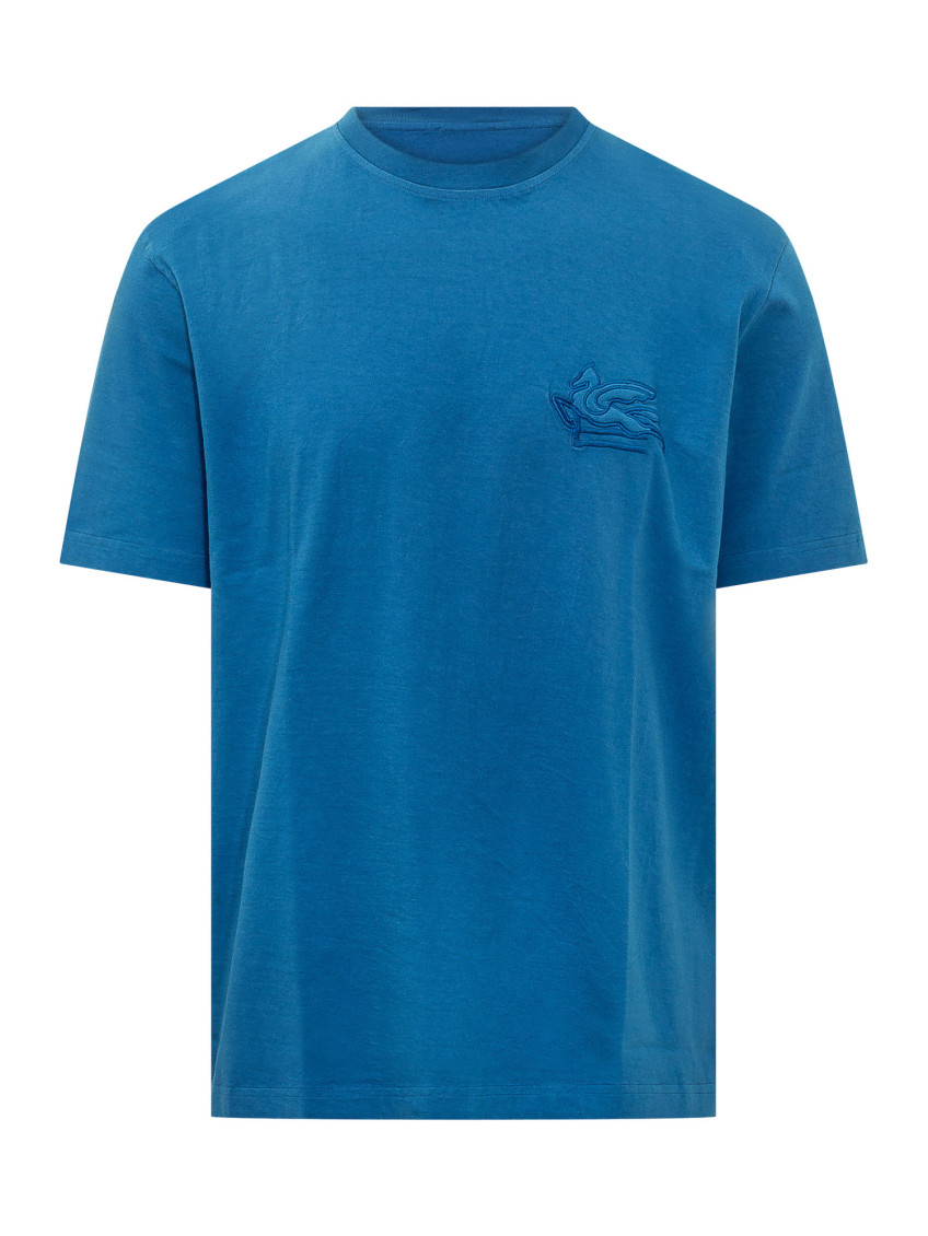 Blue Crew Neck T-Shirt