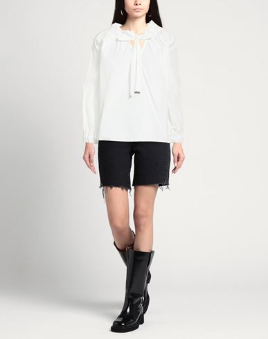 Woman Top White Size 8 Polyester
