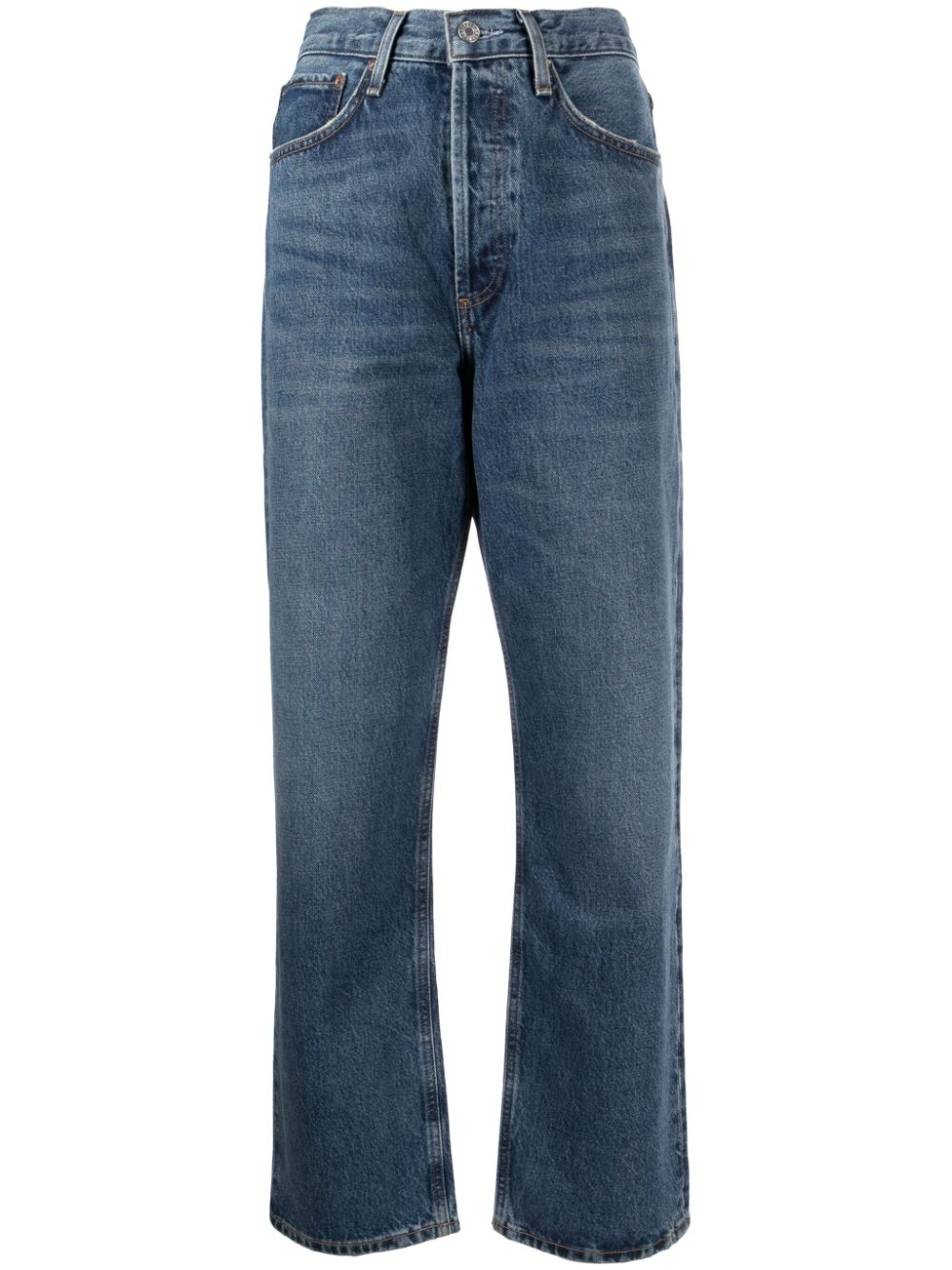 90's wide-leg organic cotton jeans - Blue