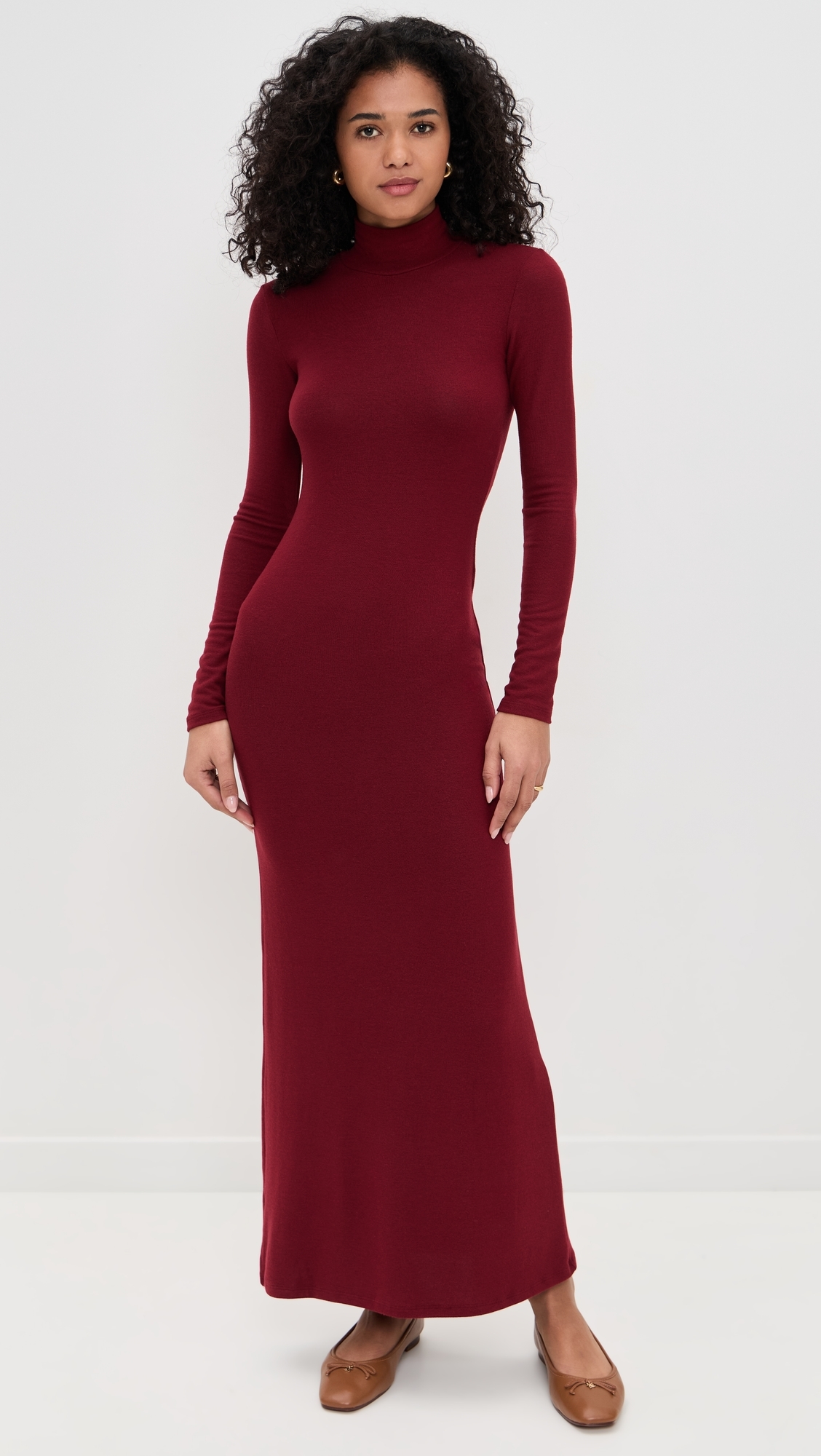 Lauren Turtleneck Maxi Dress Pinot