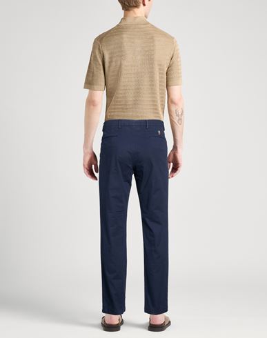 Man Pants Navy Size 31 Organic cotton, Elastane