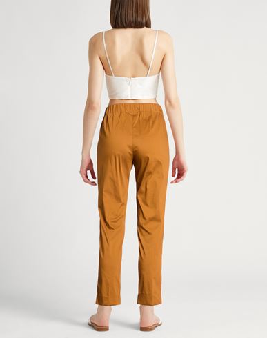 Woman Pants Tan Size 4 Cotton, Polyamide, Elastane