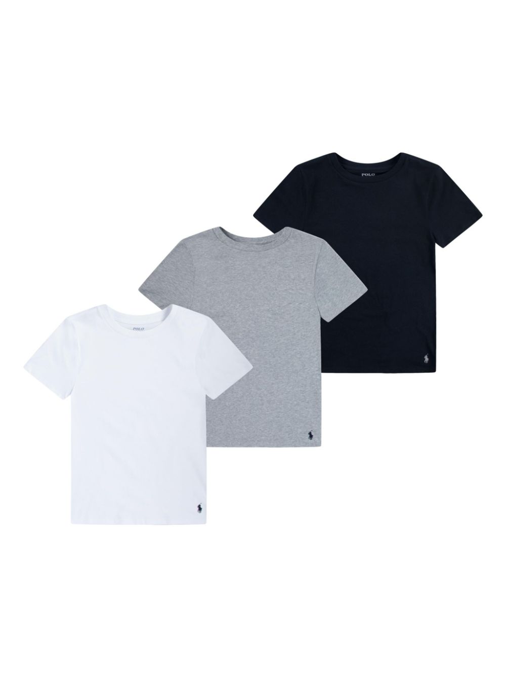 Polo Pony T-shirt (set of three) - Black