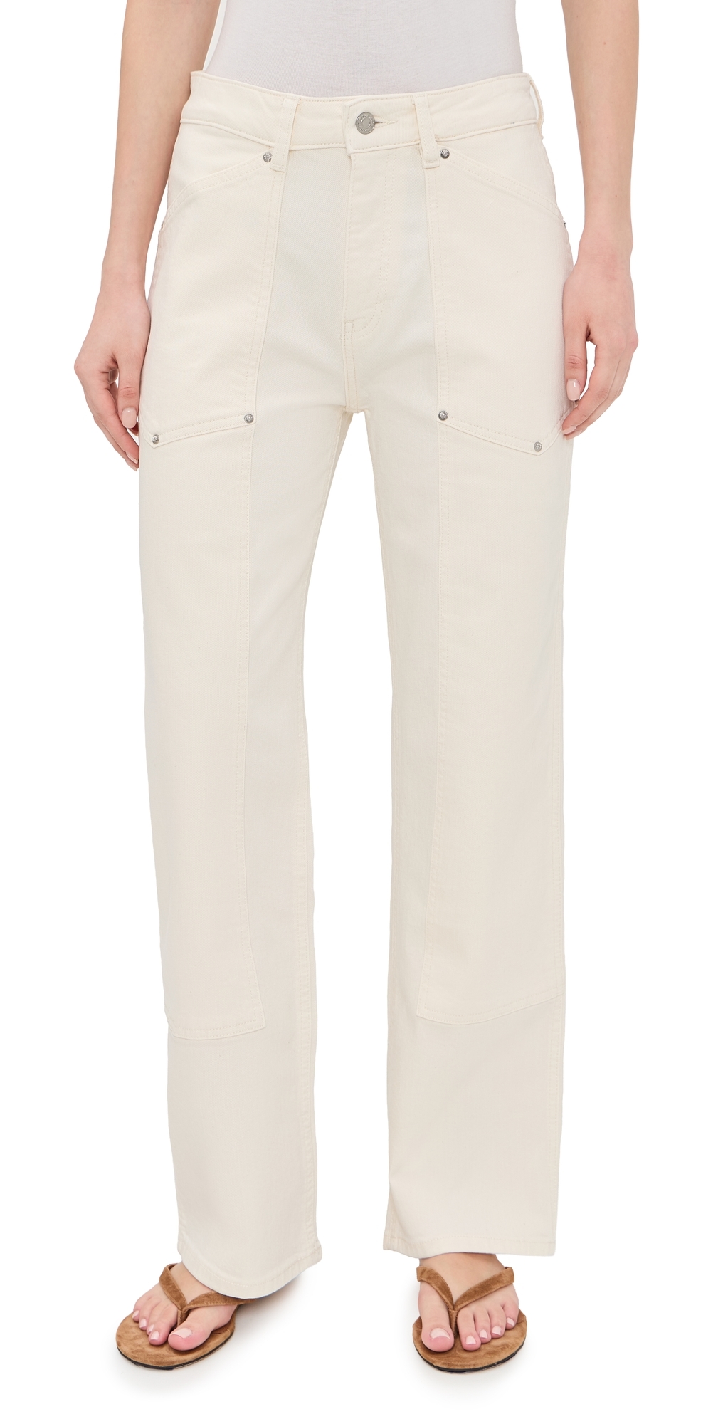 Sat Utility 90's Straight Jeans Ecru