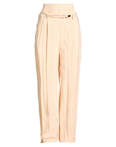 Woman Pants Apricot Size 4 Viscose, Rayon, Linen