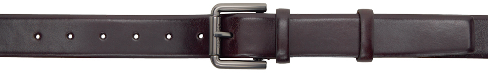 Max Mara Brown Nappa Leather Belt