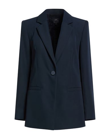 Woman Blazer Midnight blue Size 4 Polyester