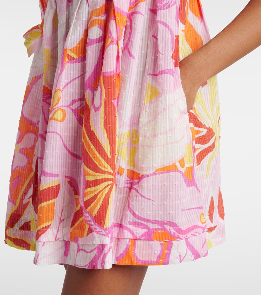 Catalina printed cotton minidress