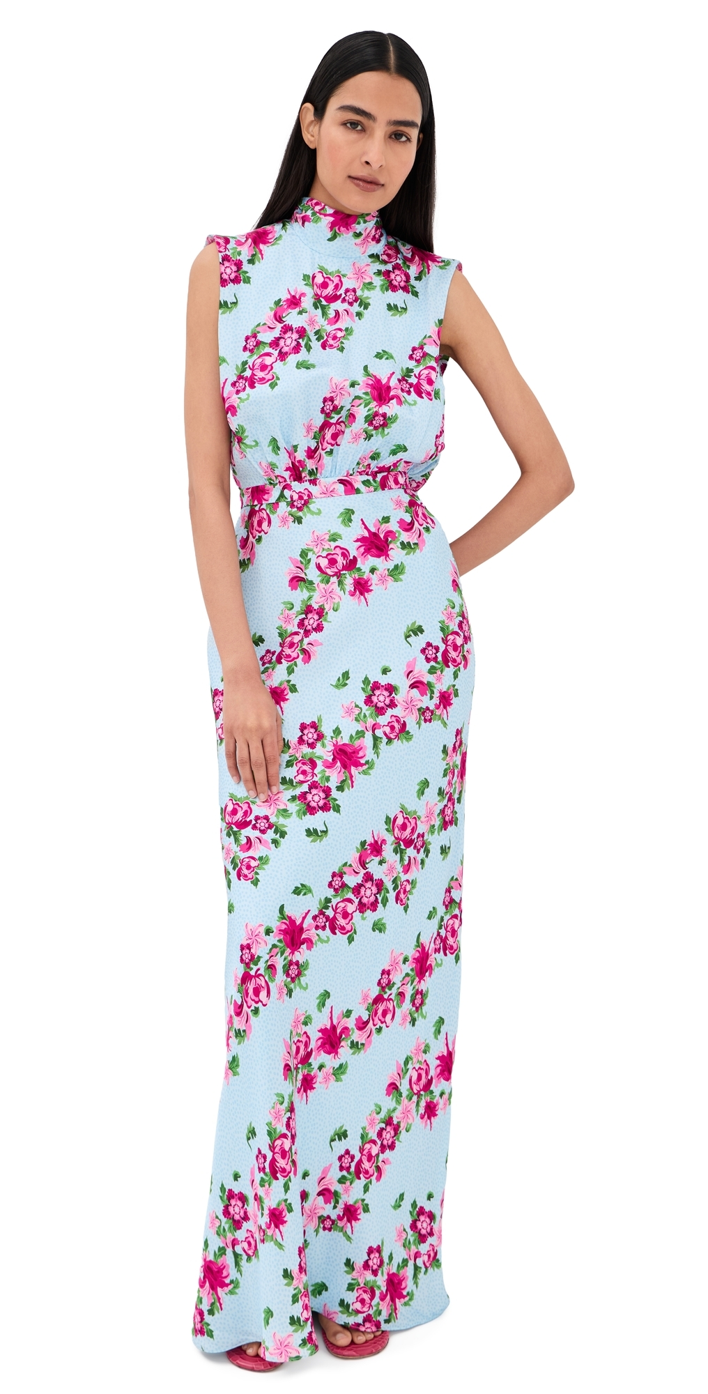 Fleur Dress Bellis Stripe Plmt