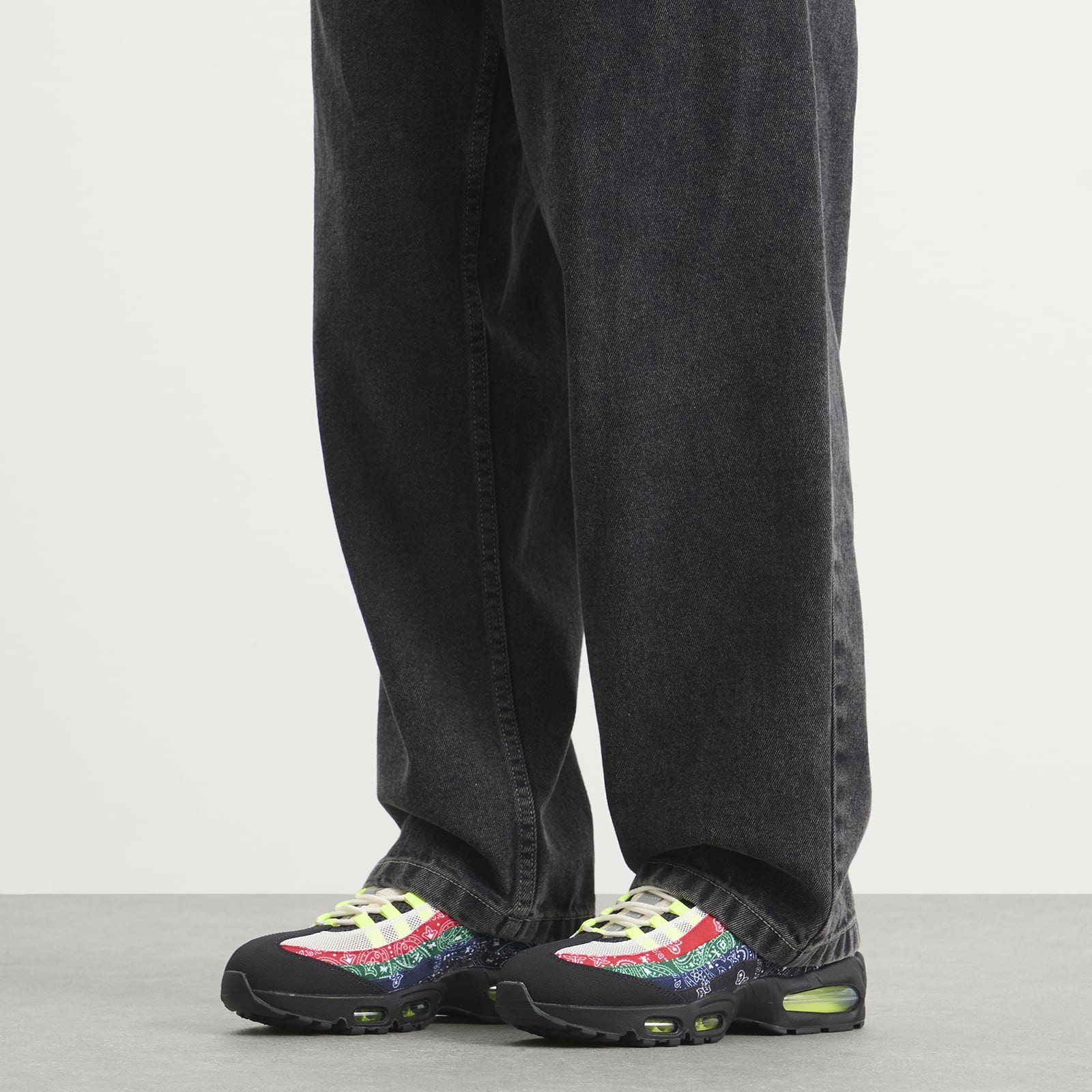 Air Max 95 Big Bubble Sneakers Volt / University Red
