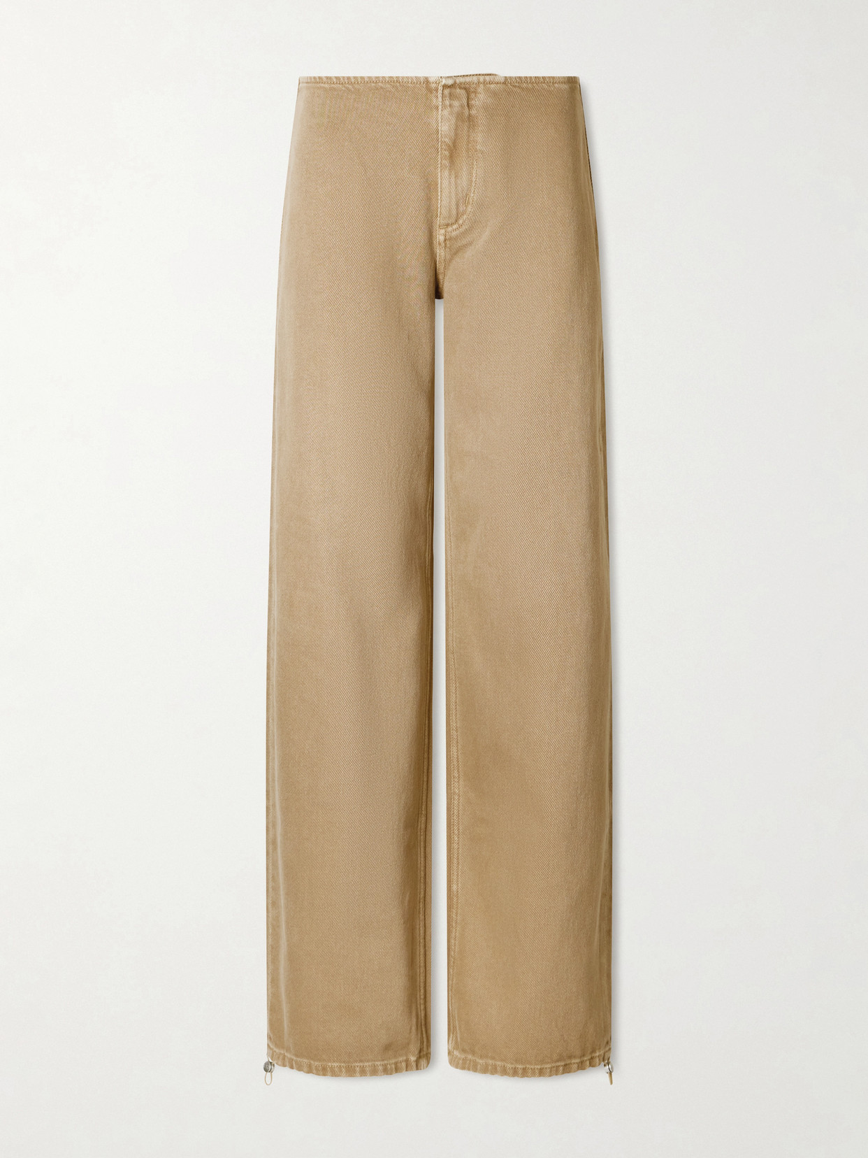 Sport Low-rise Straight-leg Jeans - Brown