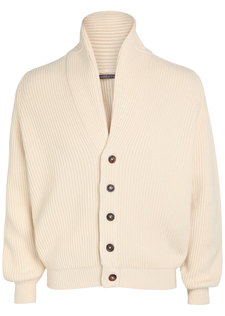 Andrew Knit Cashmere and Cotton-blend Cardigan