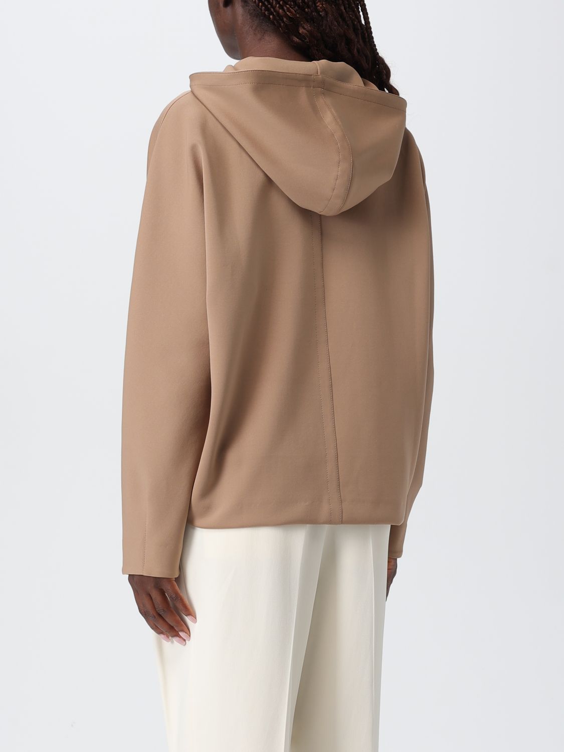 Sweatshirt Woman color Brown