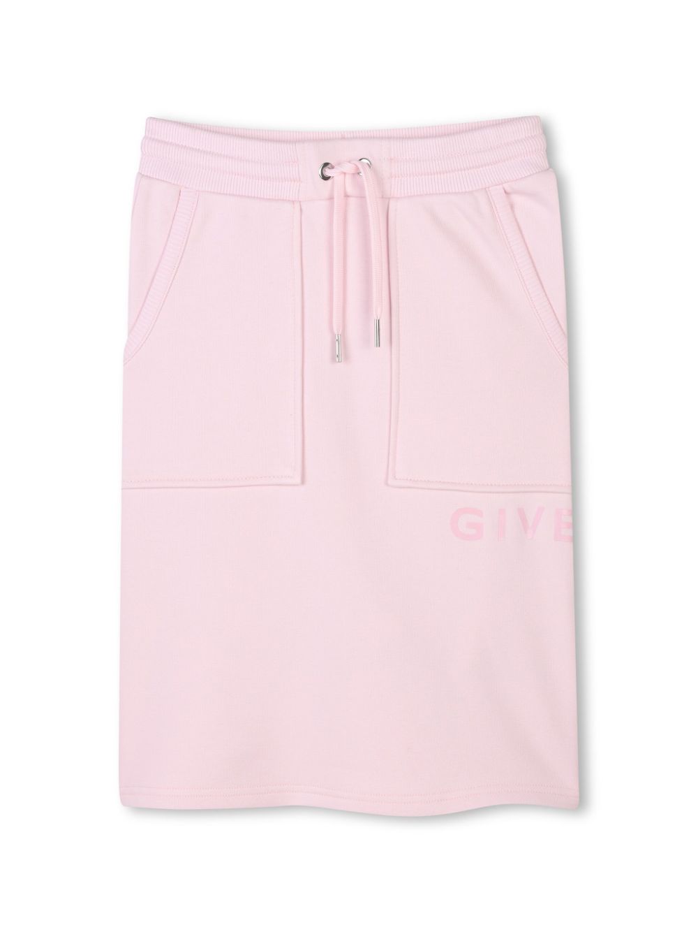 Logo-print skirt - Pink