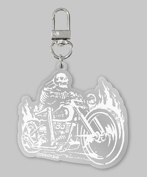 Odd Skeleton Rider Acrylic Keyring