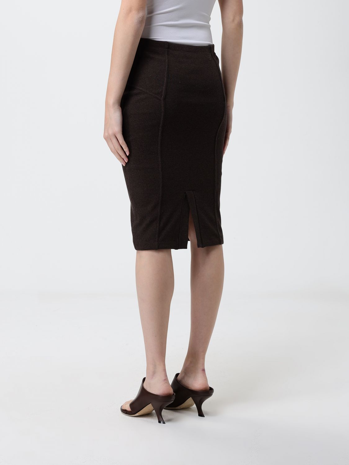 Skirt Woman color Brown