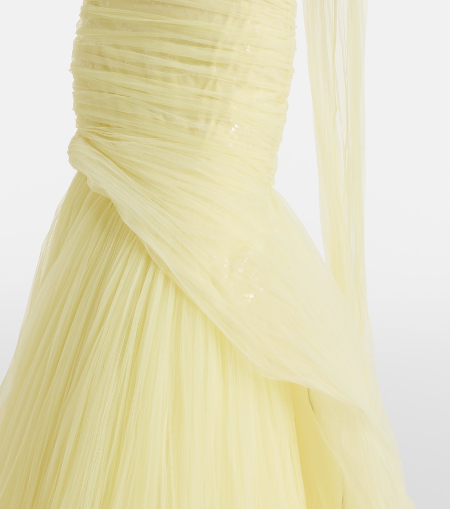 Tulle bustier gown