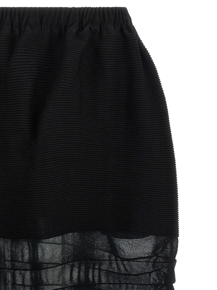 Moving Knit Skirts Black
