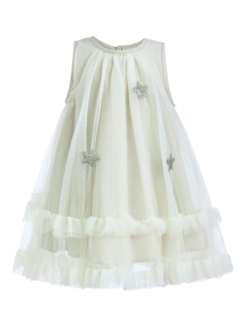 Ruffled sleeveless dress - Pink