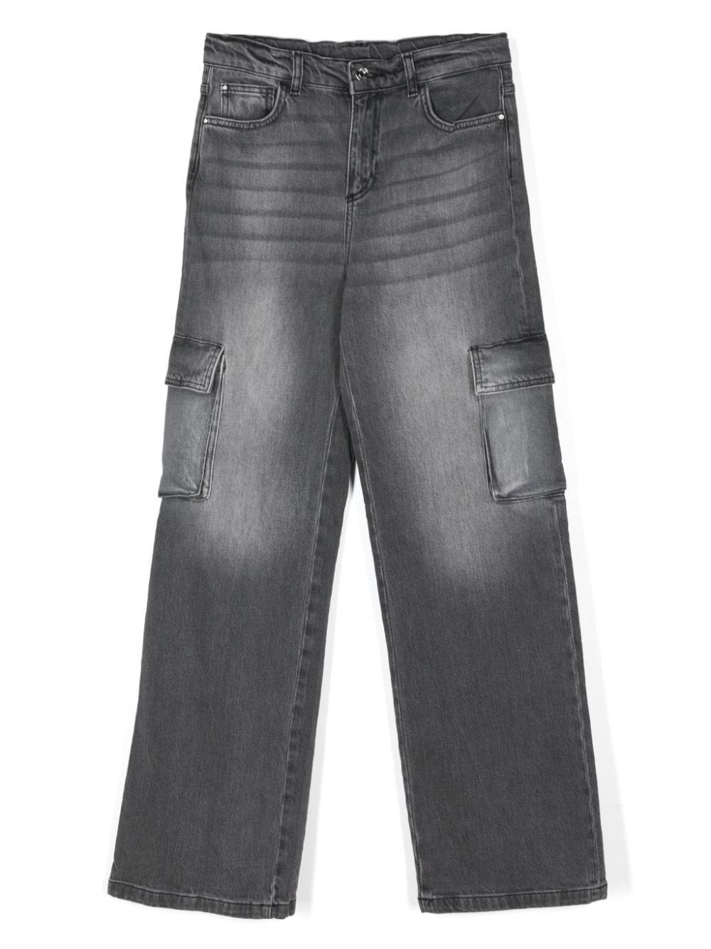 Logo-plaque cargo pants - Black