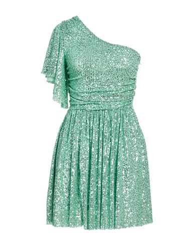 J'aime' Woman Mini dress Light green Size S Polyester