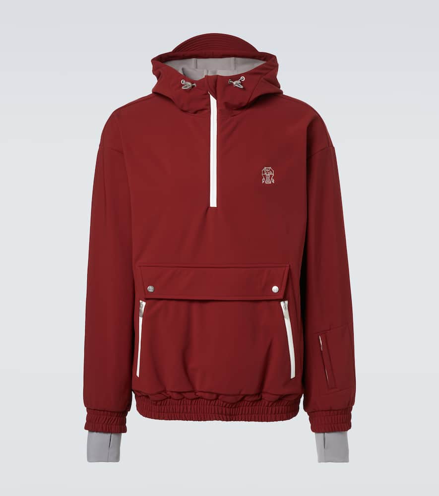 Half-zip ski jacket