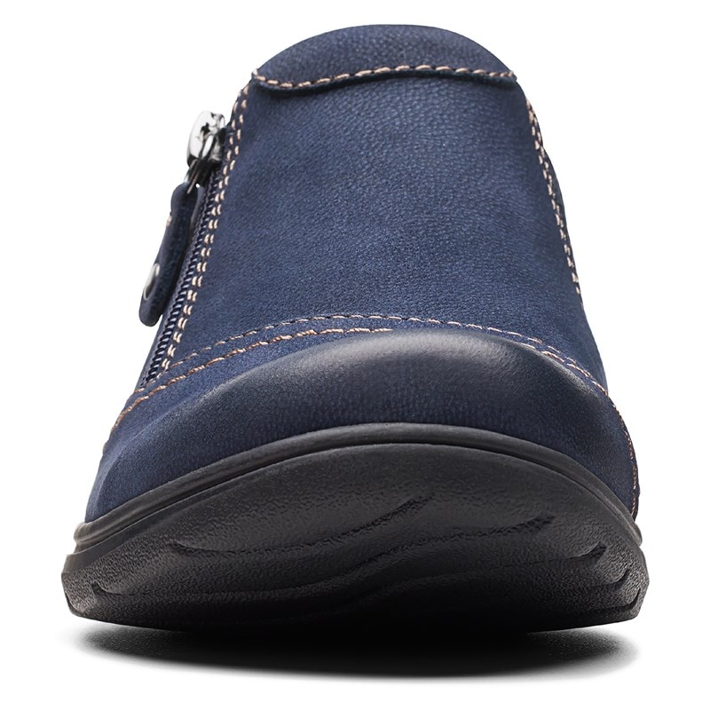 Women's Carleigh Ray Slip On Shoes (Navy Nubuck)