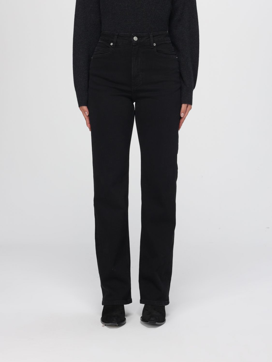 Jeans Woman color Black
