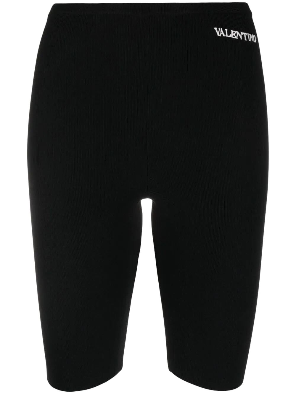 Logo-Embroidered Cycling Shorts — Black