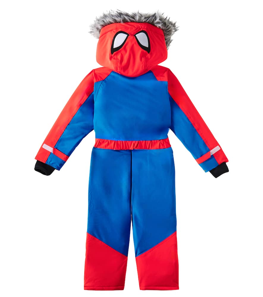 Roarsome x Marvel Spider-Man faux fur-trimmed snowsuit
