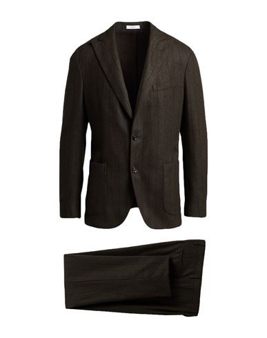 Man Suit Military green Size 46 Virgin Wool