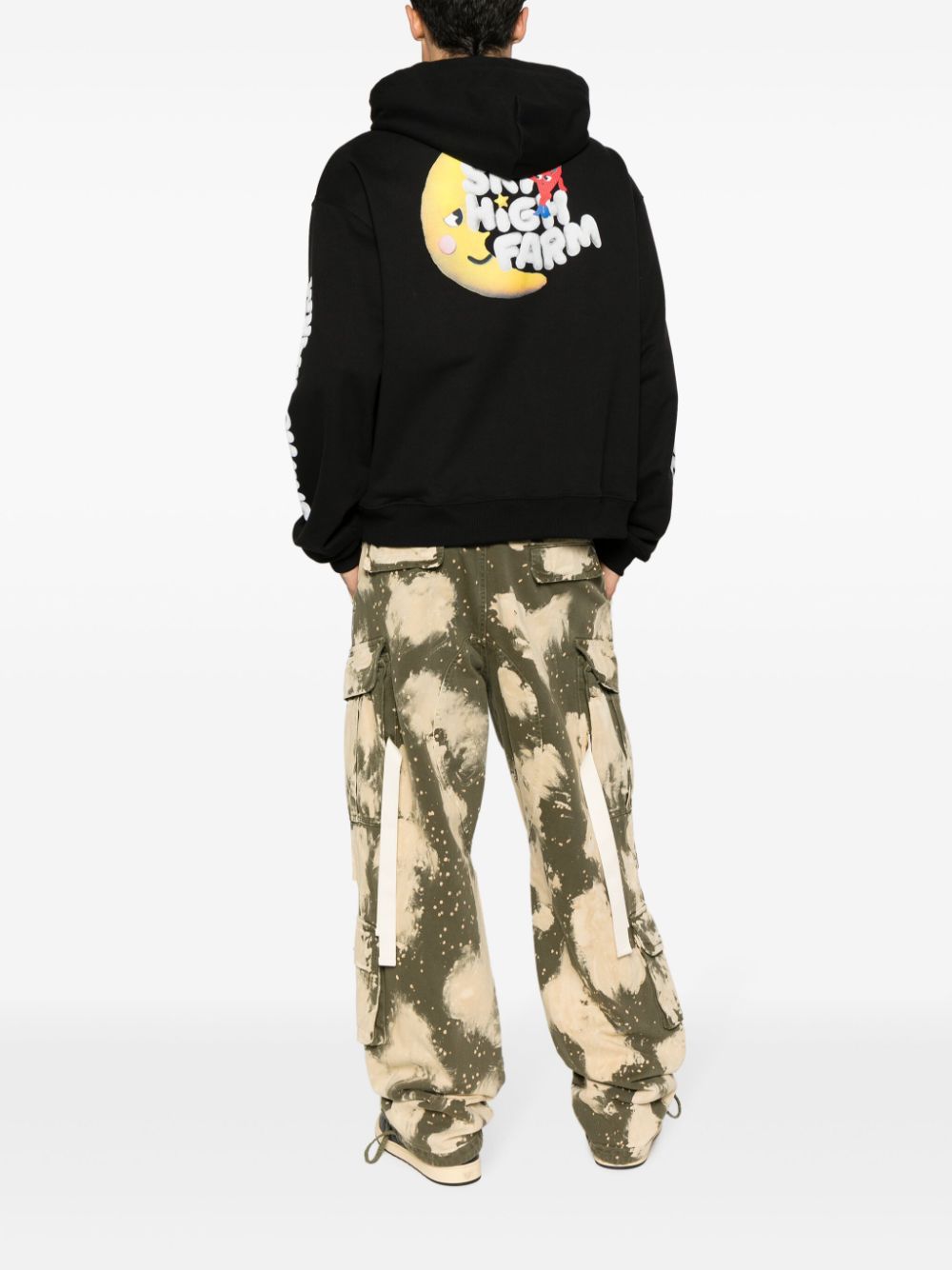 Sky High Farm Workwear Logo Baumwoll Hoodie
