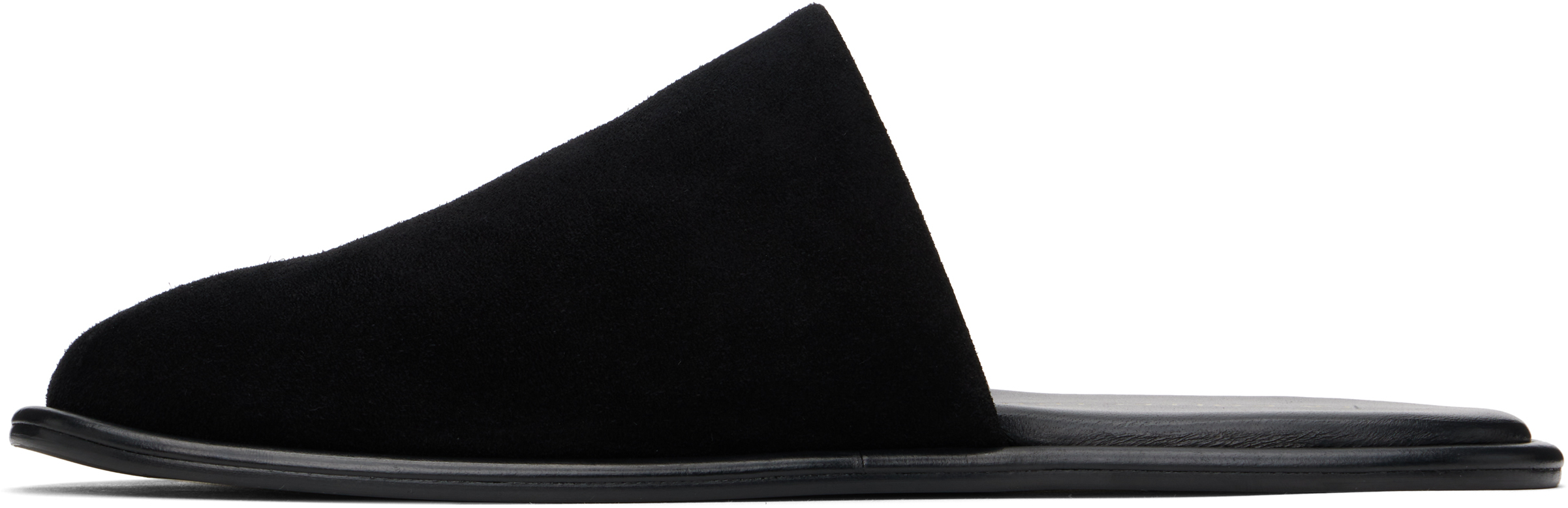 La Collection Black Cameron Slippers