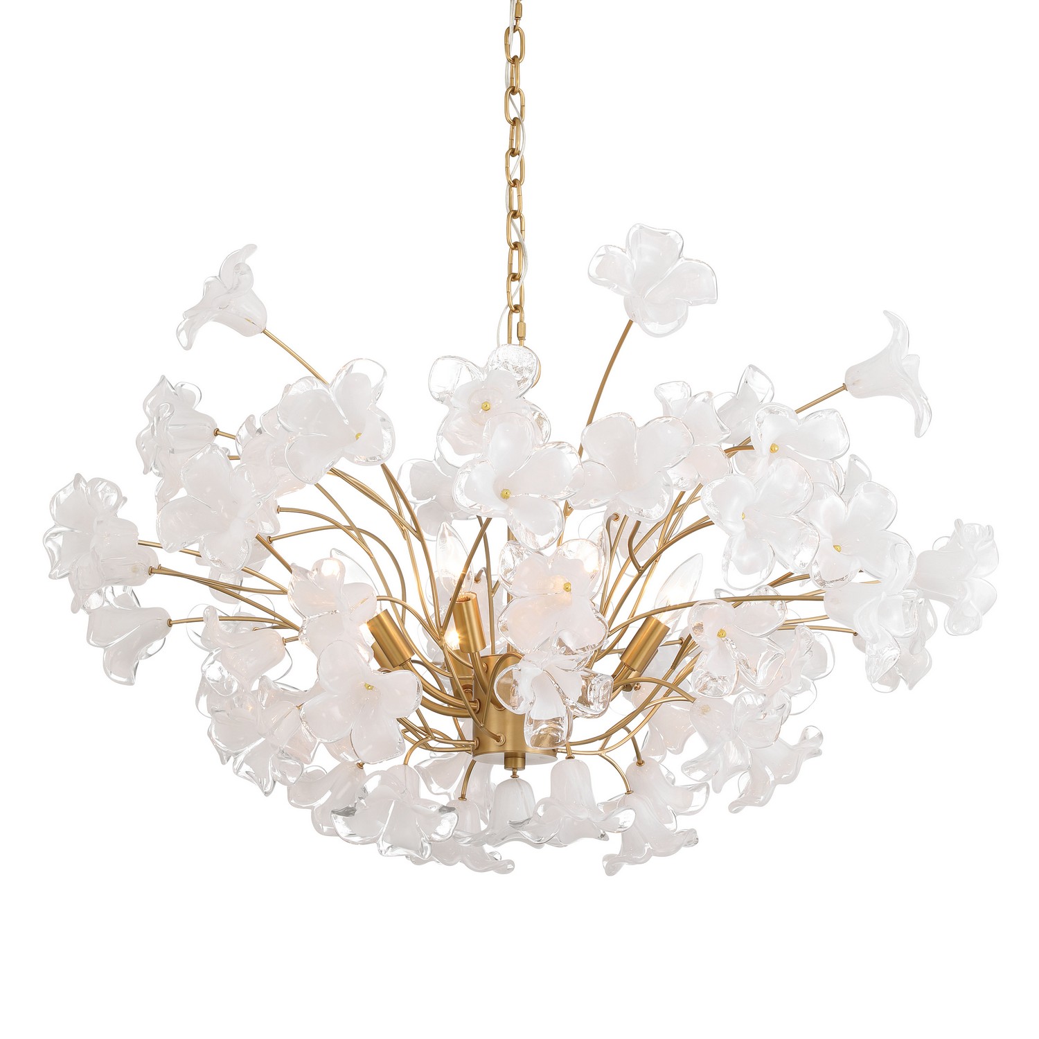 Legacy Brass Chandelier from the Bloome Collection